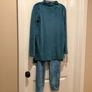 Cozy Pajama Set, Aegean Sea, size xxs